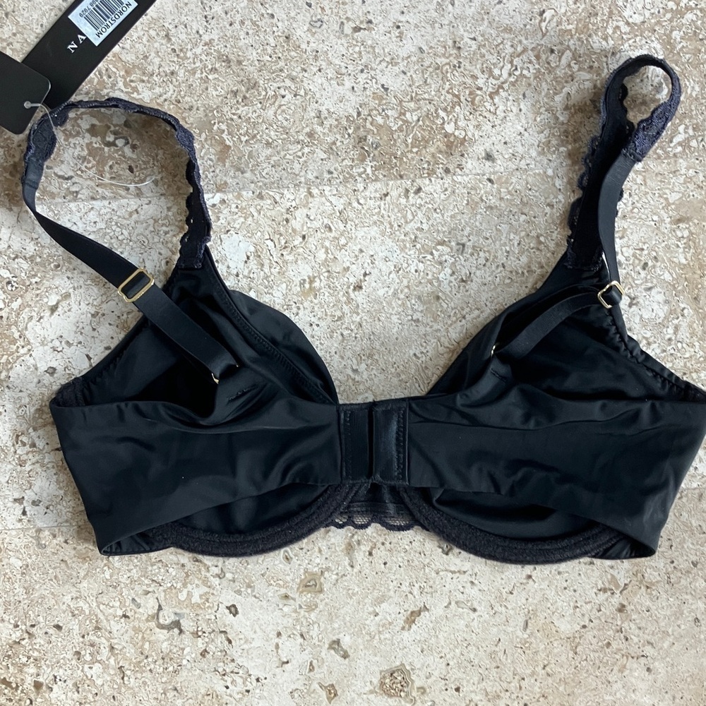NWT Natori Black Pure Lux Bra (32C) Style 744080 - Picture 8 of 9